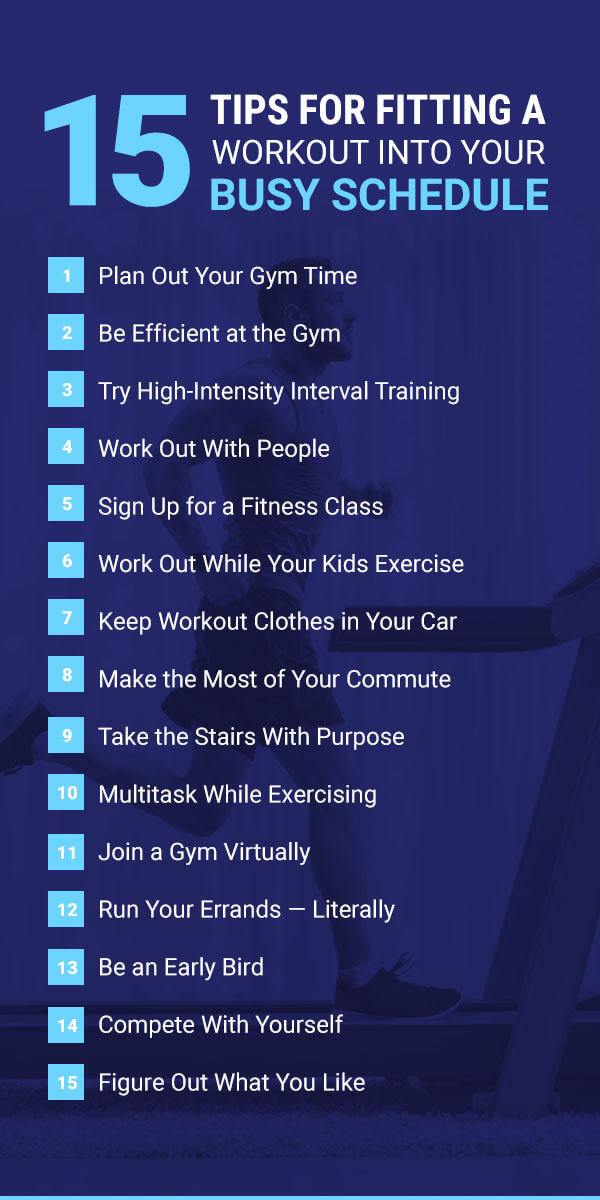 Busy Life Workout Busy Schedule? 4 Creative Ways To Squeeze In A