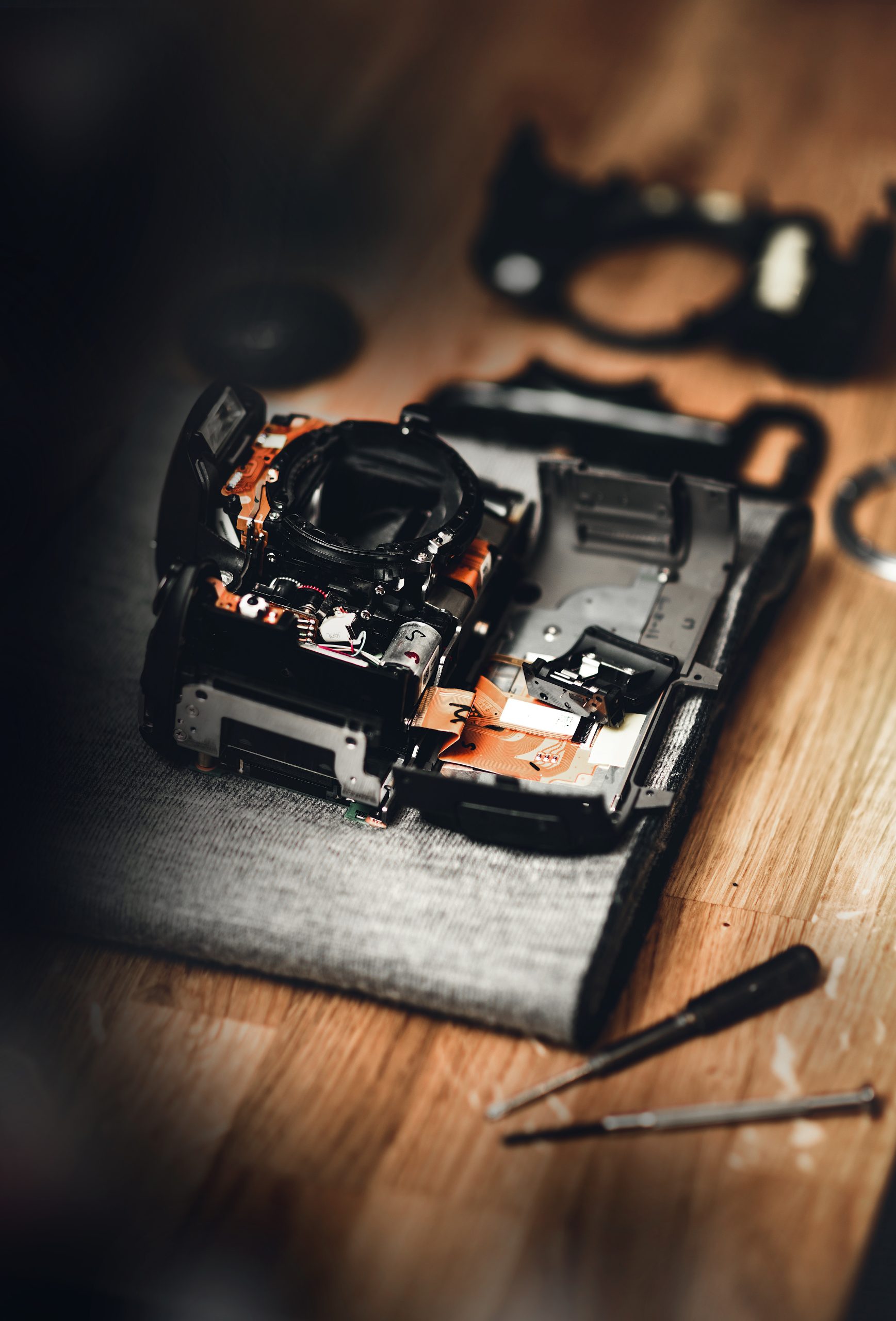 Free Images : analog camera, blur, broken, close up, depth of field, electronics, fix, fixing ...