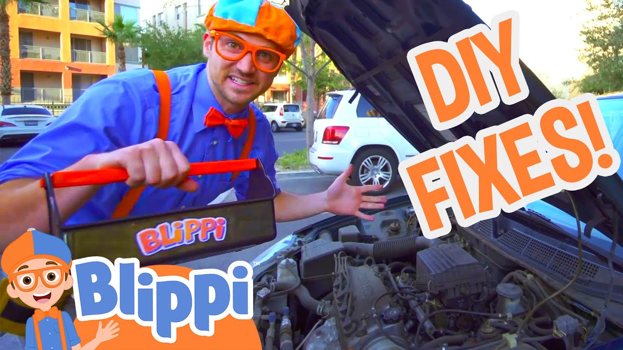 Blippi Learns How to Fix Things! | Blippi Full Episodes | DIY Videos for Kids - YouTube