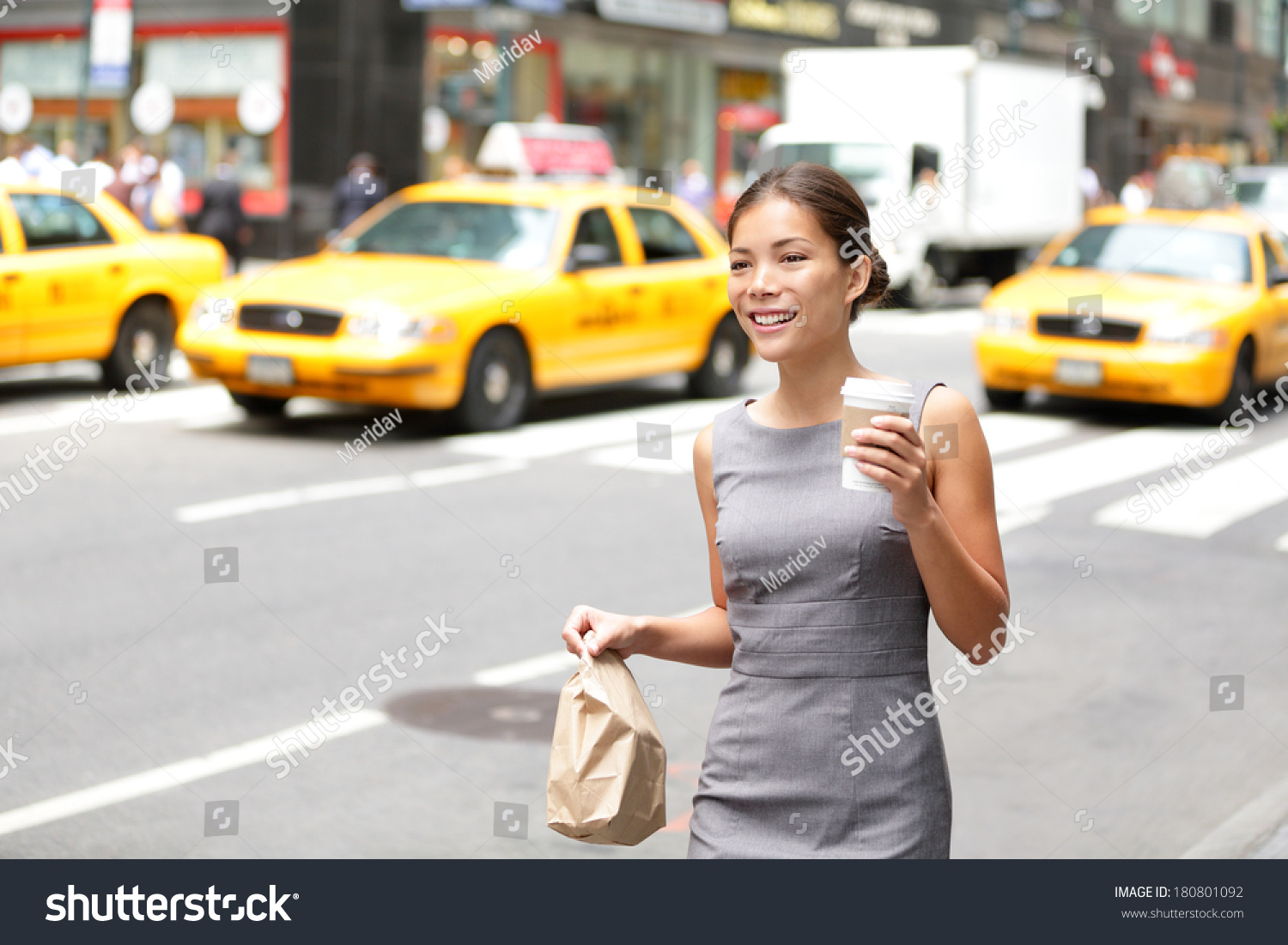 Business Woman New York City Candid Stock Photo 180801092 | Shutterstock